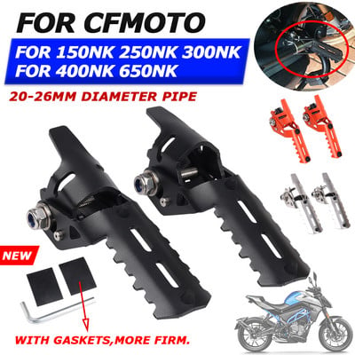 Για CFMOTO NK300 300NK 250NK 250 NK 300 400 650 NK 150 400NK 650NK Αξεσουάρ μοτοσικλέτας Μπροστινά μανταλάκια ποδιών Στήριγμα ποδιών Σφιγκτήρες