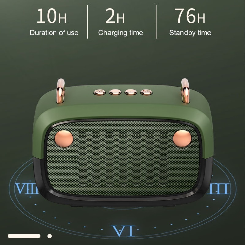 Kreslený subwoofer, vonkajšia karta, prenosný mini reproduktor, nový súkromný model, bezdrôtový Bluetooth reproduktor BS32D