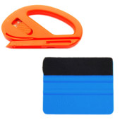 Комплект инструменти за опаковане на автомобилно фолио Автомобилна винилова шпатула Инструменти за опаковане Инструмент за рязане на защитно фолио за превозни средства Помощен инструмент Затъмняване на стъкла Автомобилни аксесоари