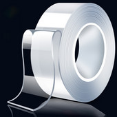 Nano caurspīdīga abpusēja lente, ko izmanto automašīnās, mājsaimniecības atkārtoti lietojamas ūdensnecaurlaidīgas sienas uzlīmes automašīnu dekorēšanai