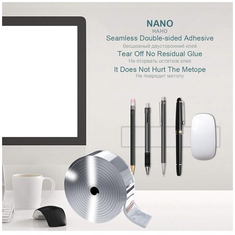 Bandă dublu-față nano transparentă folosită în mașini Autocolante de perete impermeabile, reutilizabile, accesorii pentru decorarea mașinii