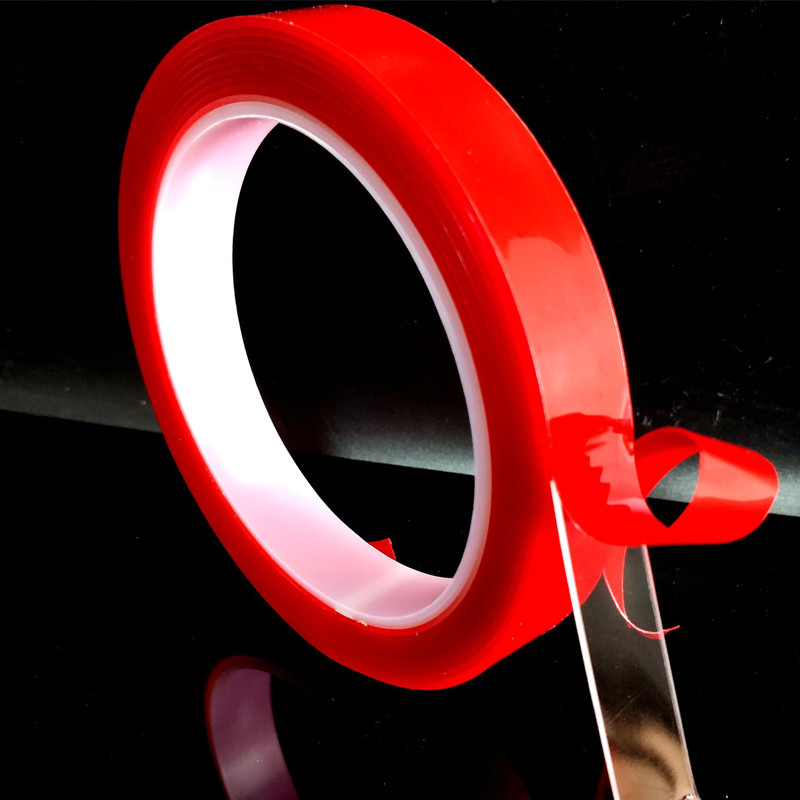 Auto nimesilt kaunistus kinnitusteip akrüül Kahepoolne veekindel teip 5/6/8/10/12/15/20mm läbipaistev mittejälgitav kleebis