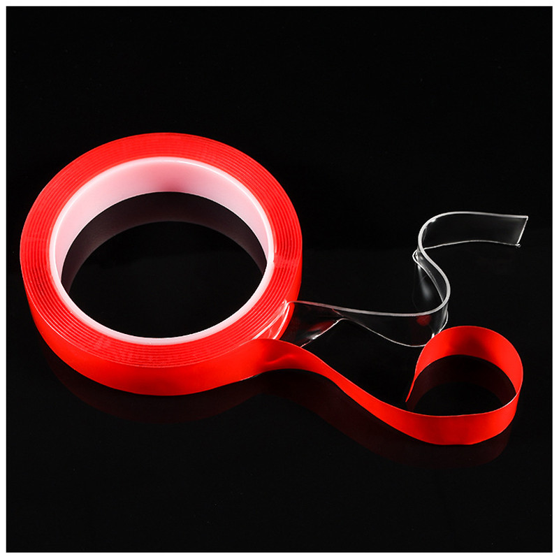 5/8/10/12/15 MM akrilo dvipusė juosta Skaidri, nežymi lipdukas Automobilio kėbulo apdaila Įklijavimo reikmenys Automobilių priedai