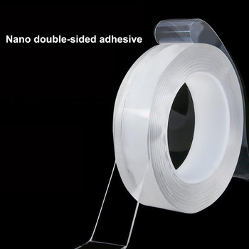 Прозрачната двустранна лента Wanci nano е водоустойчива, температуроустойчива, здрава, с висок вискозитет и без следи