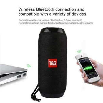 Безжичен Bluetooth високоговорител Бас колона Преносими високоговорители Водоустойчив външен високоговорител Звукова кутия с FM AUX TF карта USB