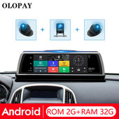 Újonnan 10 hüvelykes 4 csatornás GPS-navigációs 360°-os panorámás autós DVR kamera Android Auto Video Recorder Dashcam ADAS 4G Wifi Dash kamera