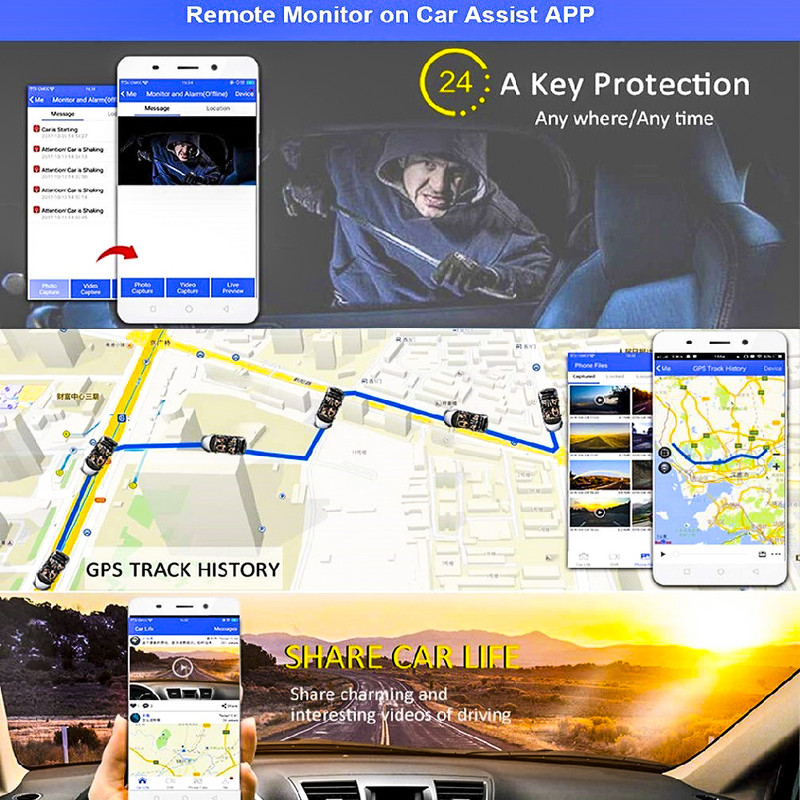 Android 8.1 4G Автомобилно огледало за обратно виждане със скоба Автоматично записващо устройство Автомобилен DVR Огледало 12-инчова камера за табло GPS WiFi Dashcam ADAS Рекордер