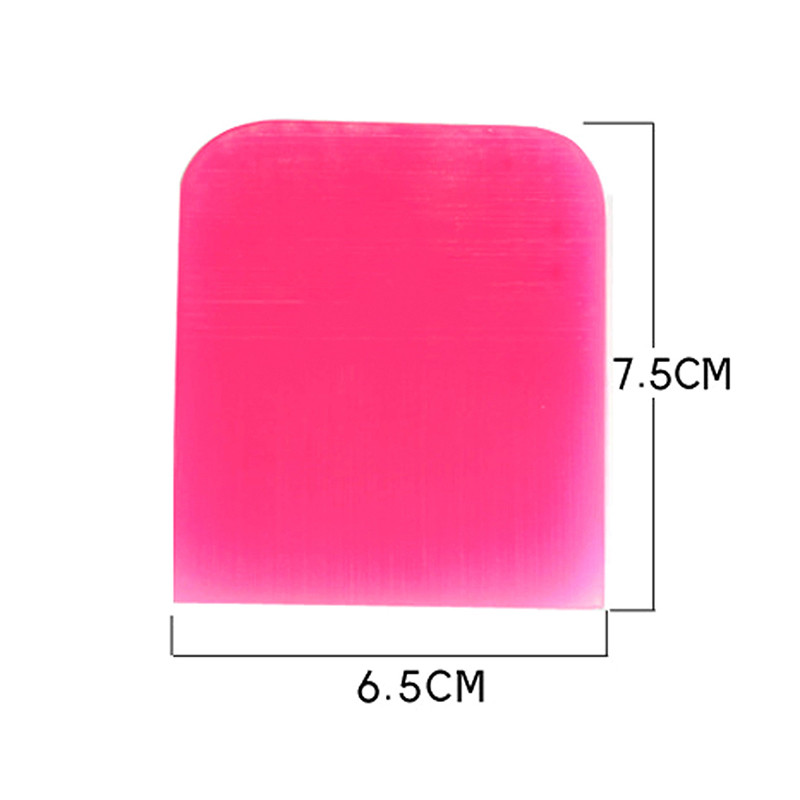 Racletă roz Cauciuc moale Racletă pentru geamuri de mașină Sticlă Auto Apă Vinil Lamă Răzuitoare Home Wrap Tools Office Nuanță Stergător