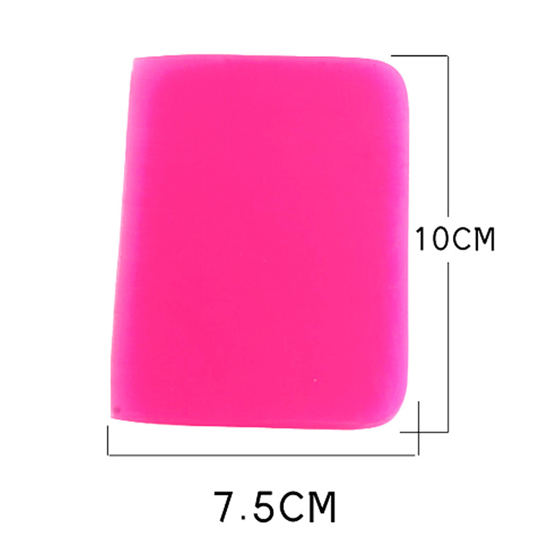 Racletă roz Cauciuc moale Racletă pentru geamuri de mașină Sticlă Auto Apă Vinil Lamă Răzuitoare Home Wrap Tools Office Nuanță Stergător