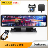 Najnoviji T80 12 inčni 2160P DVR zrcalo za automobil 4K Stream Media Retrovizor WiFi GPS kamera na kontrolnoj tabli Automobilski retrovizor Auto snimač