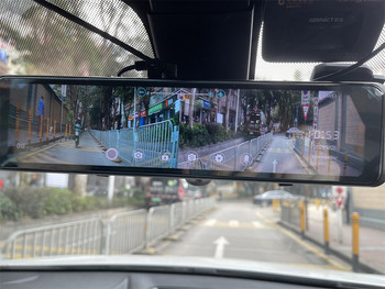 4K видеорекордер Dash Cam 12-инчов WIFI огледало за обратно виждане Автомобилен DVR Ultra HD 3840*2160P камера за приложение за телефон