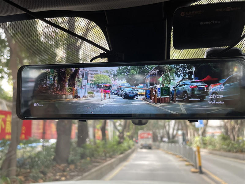 4K Video Recorder Dash Cam 12 hüvelykes WIFI visszapillantó tükör autós DVR Ultra HD 3840*2160P kamera telefonos alkalmazáshoz