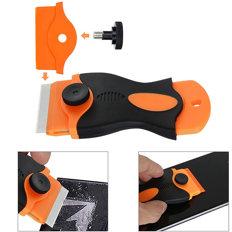 Racletă de sticlă pentru geamuri de mașină Unelte de curățare a aparatului de ras anti-zgârieturi Autocolant Adeziv Decal pentru îndepărtarea vopselei Film Racletă pentru curățarea geamurilor