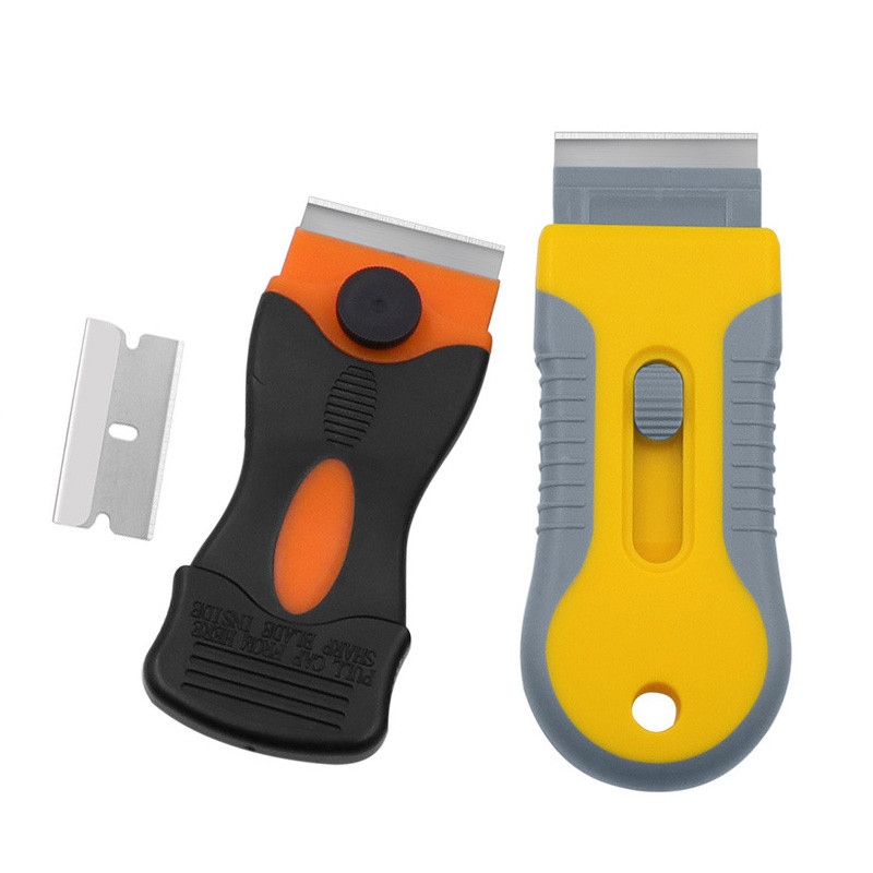 Racletă de sticlă pentru geamuri de mașină Unelte de curățare a aparatului de ras anti-zgârieturi Autocolant Adeziv Decal pentru îndepărtarea vopselei Film Racletă pentru curățarea geamurilor