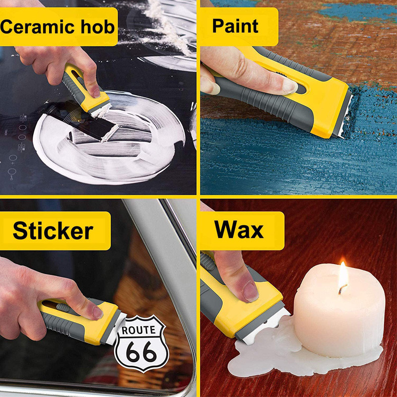 Racletă de sticlă pentru geamuri de mașină Unelte de curățare a aparatului de ras anti-zgârieturi Autocolant Adeziv Decal pentru îndepărtarea vopselei Film Racletă pentru curățarea geamurilor