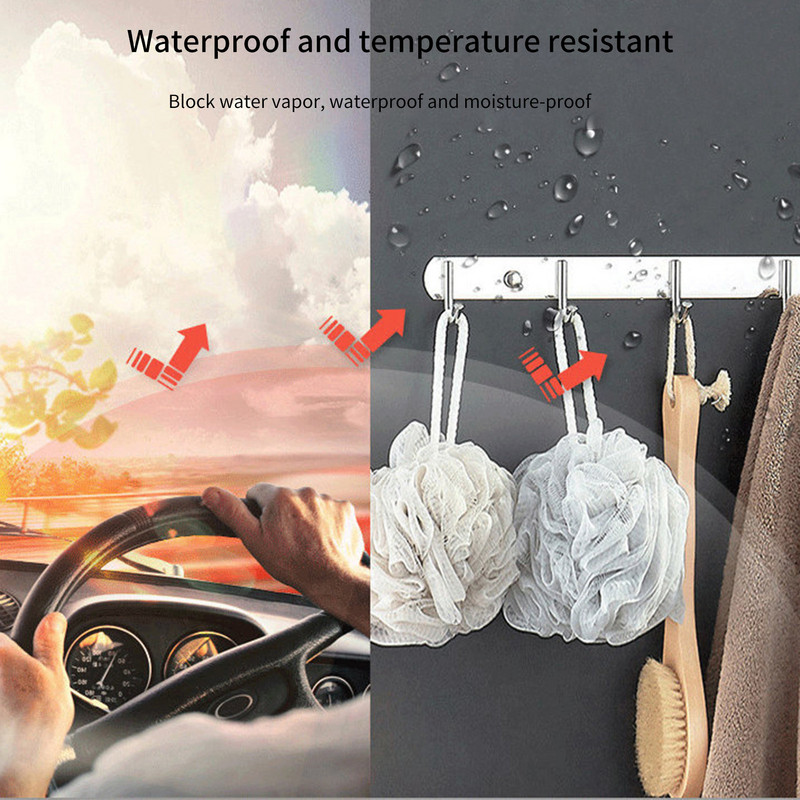 3M silná lepiaca penová páska s hrúbkou 0,8 mm, obojstranne lepiaca, vodeodolná lepiaca páska na montáž, upevňovacia podložka, lepkavá