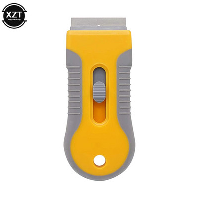 Racletă pentru curățarea geamurilor autovehiculului Adeziv autocolant Curățător racletă pentru curățare Film de vinil din fibră Instrument de curățare a geamurilor auto