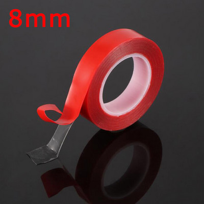 Bandă dublu-față specială pentru mașină Adeziv transparent de înaltă rezistență Fără urme Autocolant Bandă auto dublă 6/8 mm