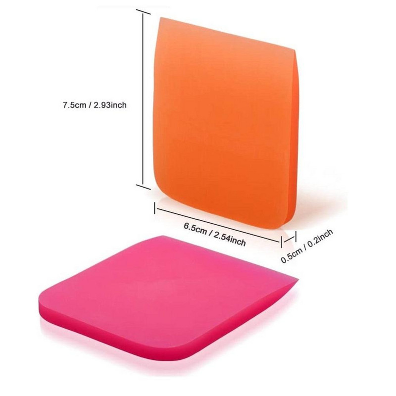 Racletă din TPU anti-zgârieturi Racletă din cauciuc moale Instrument pentru îndepărtarea bulelor de aer pentru instalarea tapetului foliei pentru folie de vinil