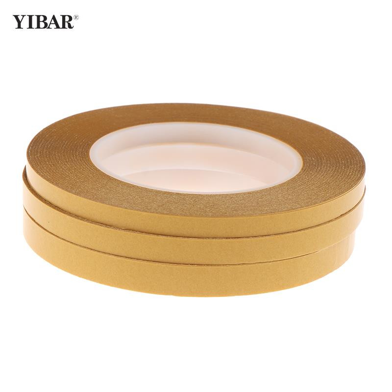 50M Rezistență la temperatură înaltă la căldură PET Bandă dublă lățime 5-15mm Fără urme Bandă adezivă puternică, transparentă, cu două fețe