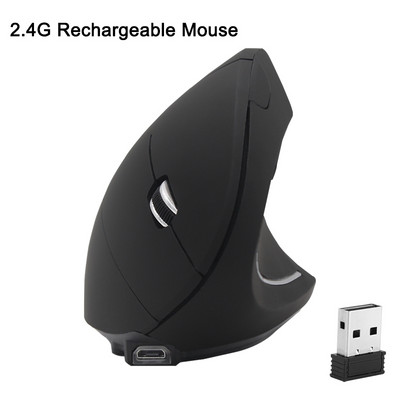 Egér Sem-Fio Bluetooth egér Ergonomikus játék egér Vezeték nélküli vezetékes függőleges egér 800 1200 1600 DPI PC-s játékokhoz