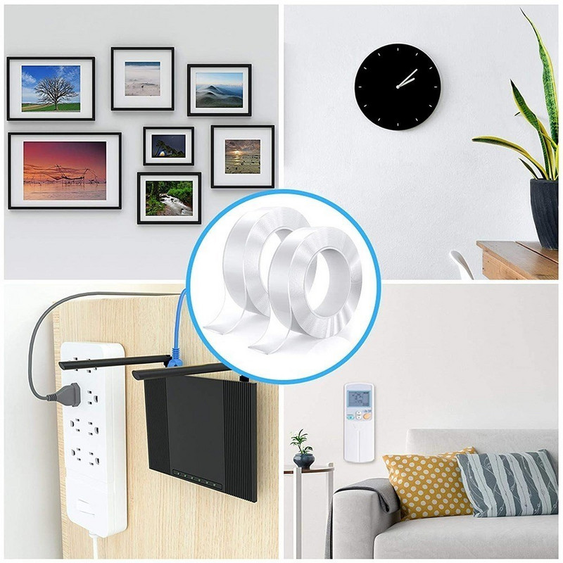 Kahepoolne kleeplint Isekleepuv teip Veekindel läbipaistev liimkleebised Nanoteibid Köök Vannituba Kodukaunistus