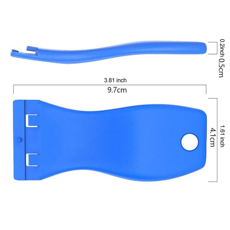Răzuitoare cu lame de ras Protecția mâinilor ABS Dispozitiv de îndepărtare a adezivului pentru curățare Durabil Instrument de răzuit Accesorii auto