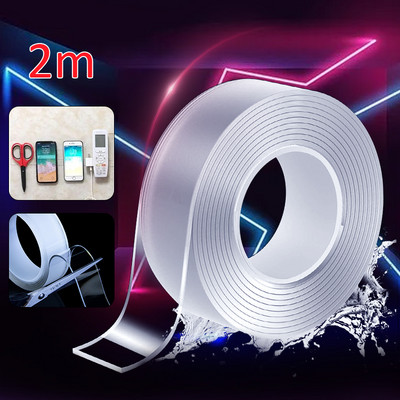 Multifunktsionaalne kahepoolne teip isekleepuv õmbluskleebis Korduvkasutatav veekindel seinakleebis Köögivalamu vannitoatarvikud