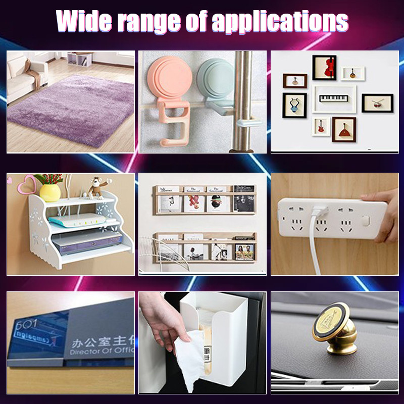 Multifunktsionaalne kahepoolne teip isekleepuv õmbluskleebis Korduvkasutatav veekindel seinakleebis Köögivalamu vannitoatarvikud