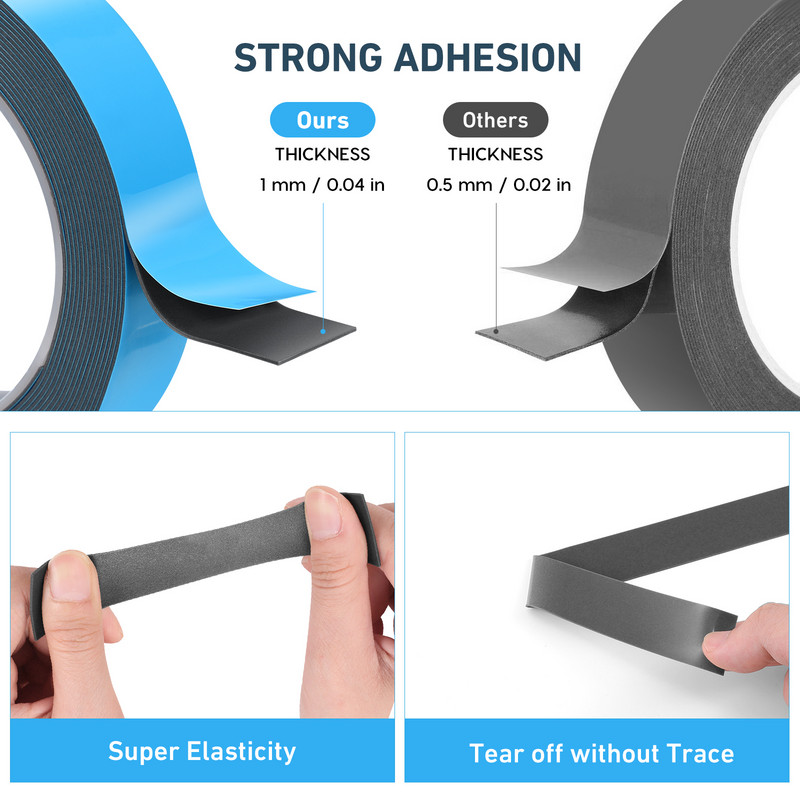 Bandă de afiș Bandă adezivă Bandă adezivă pentru utilizare grea Bandă de montare cu două fețe Bandă pentru utilizare grea pentru automobile Sigiliu