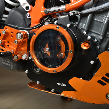 Μοτοσικλέτα από κράμα αλουμινίου Διαφανές κάλυμμα συμπλέκτη Αξεσουάρ πλάκας πίεσης συγκράτησης ελατηρίου για KTM DUKE 390 ADV 390 2017-2021
