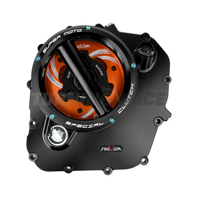 Capac ambreiaj transparent din aliaj de aluminiu pentru motociclete, accesorii pentru placa de presiune, pentru KTM DUKE 390 ADV 390 2017-2021