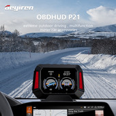 GEYIREN P21 Inclinometru 4x4 Senzor de nivel al mașinii HUD Gradient GPS Sistem pentru vehicule off-road în timp real Vitezometru Accesorii auto