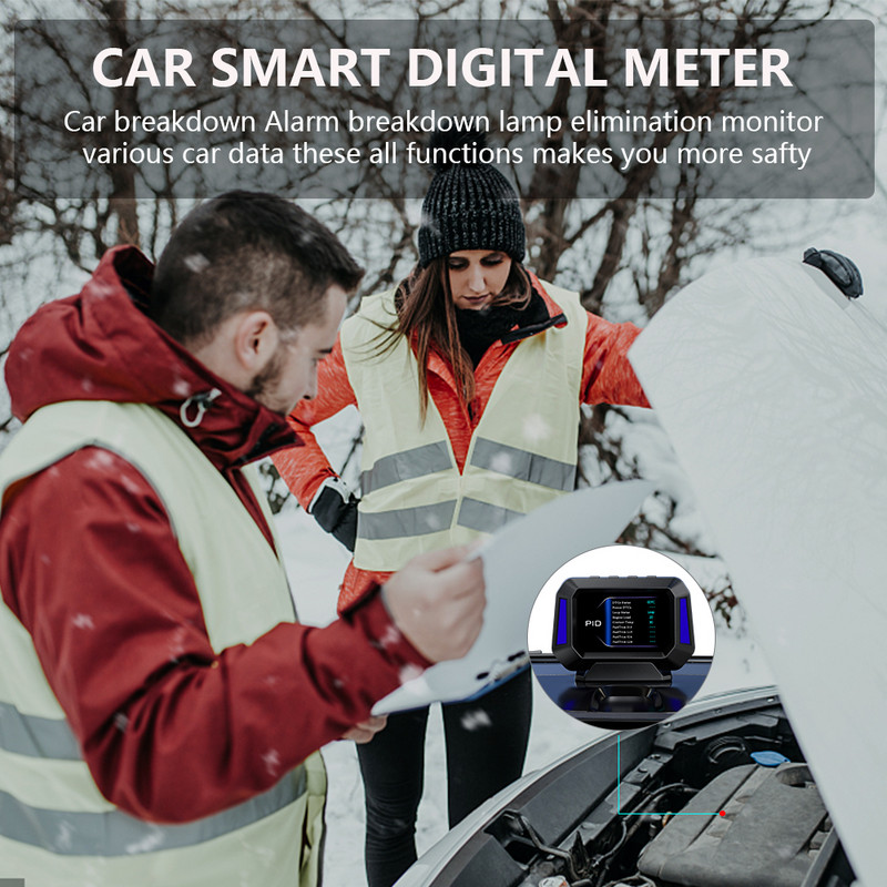 GEYIREN P21 Inclinometru 4x4 Senzor de nivel al mașinii HUD Gradient GPS Sistem pentru vehicule off-road în timp real Vitezometru Accesorii auto