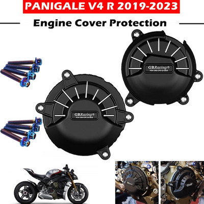 Motociklu dzinēja pārsega aizsargvāciņš Case GB Racing priekš DUCATI PANIGALE V4 R 2019-2023 V4R dzinēja pārsegu aizsargiem