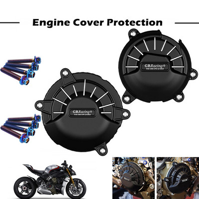Husa Protectie Capac Motor Motociclete Pentru Carcasa GB Racing Pentru DUCATI PANIGALE V4 R 2019-2023 V4R Capaci Motor Protectoare