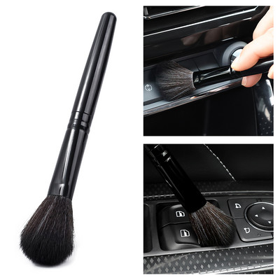 Car Detailing Brush Ultra-Soft Auto Interior Detail with Synthetic Bristles Duster Brush For Car Dash Air Outlet Wheel