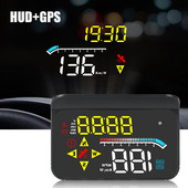 3,5 inci 12 V mașină OBD2 HUD GPS Head Up Display Parbriz proiector la bord computer ceas vitezometru busolă accesorii auto