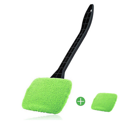 Kit de perie pentru curățarea geamurilor mașinii, instrument de curățare, instrument de spălare pentru curățare automată, ștergător cu mâner lung, ștergător din microfibră.