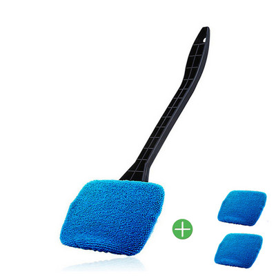 Kit de perie pentru curățarea geamurilor mașinii, instrument de curățare, instrument de spălare pentru curățare automată, ștergător cu mâner lung, ștergător din microfibră.