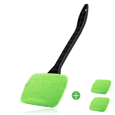 Kit de perie pentru curățarea geamurilor mașinii, instrument de curățare, instrument de spălare pentru curățare automată, ștergător cu mâner lung, ștergător din microfibră.