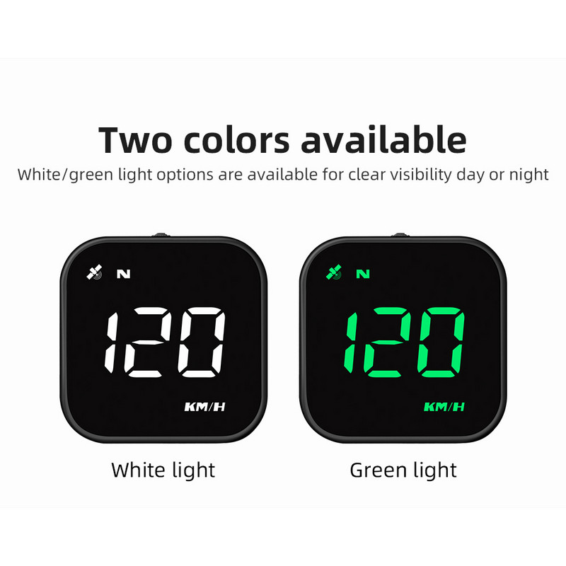 Alarmă de supraviteză cu busolă GPS Vitezometru LED HUD G4S Afișaj pentru mașină Head Up Display de 2,5 inci Memento de oboseală de condus Detectare automată