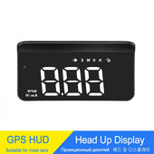 Afișaj GPS pentru mașină Ecran LED Head-up Display Vitezometru digital Alarma de viteză Accesorii electronice auto