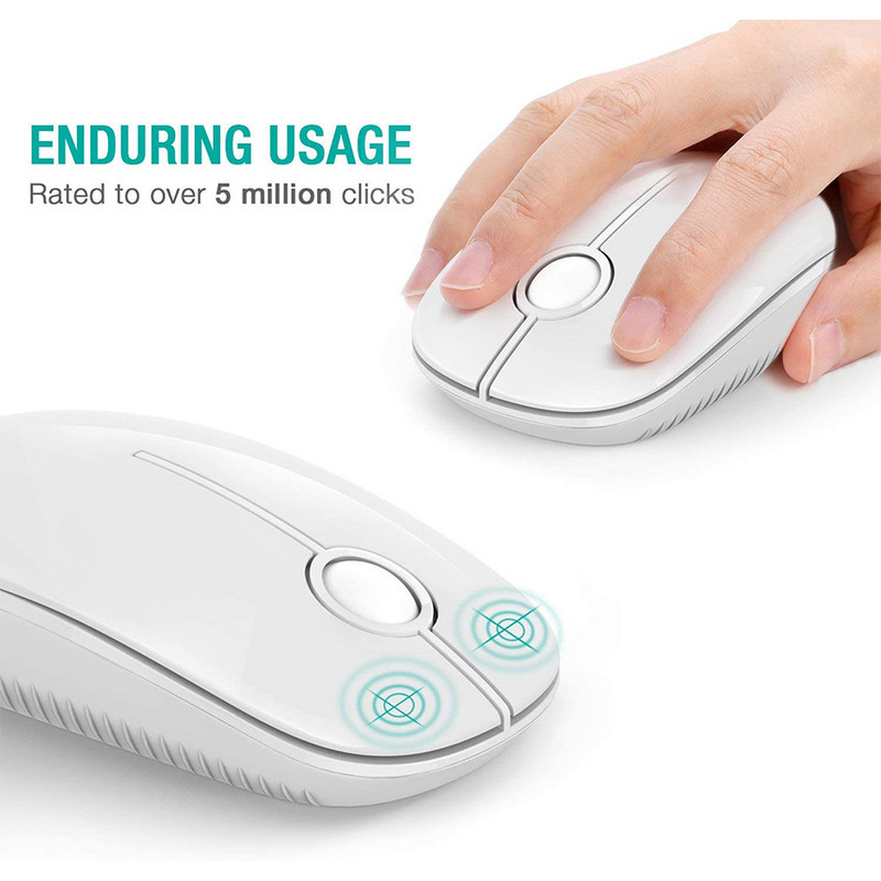 2.4g Računalni bežični miš Tihi Mute Poslovni kućni ured Laptop Optički Dpi miš Prijenosni PC Mini miševi