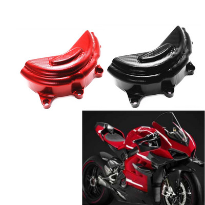 Melns sarkans dzinēja korpuss, slīdošais aizsargs, sajūga rāmis, motocikla piederumi rezerves daļa priekš Ducati Panigale V4 V4S