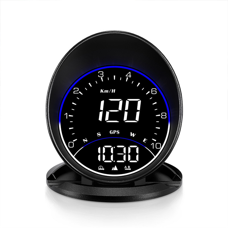 HUD universal pentru mașină Head Up Display G6 GPS Vitezometru Alarmă Parbriz Proiector Alarma de supraviteză Oboseală Memento de conducere