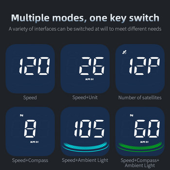 All Car G4/G4S Head Up Display LED Auto Speedometer Έξυπνος Ψηφιακός Συναγερμός Υπενθύμιση GPS HUD Αξεσουάρ αυτοκινήτου