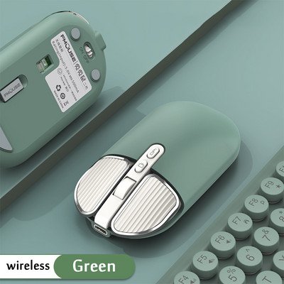 Mouse Bluetooth fără fir de 2,4 Ghz, mod dublu, mouse-uri optici USB, mouse reîncărcabil pentru jocuri, silențios, pentru computer, laptop, computer, birou Xiaomi