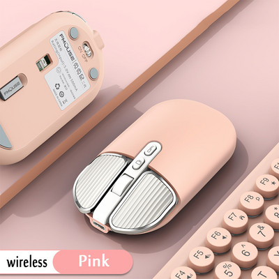 Mouse Bluetooth fără fir de 2,4 Ghz, mod dublu, mouse-uri optici USB, mouse reîncărcabil pentru jocuri, silențios, pentru computer, laptop, computer, birou Xiaomi