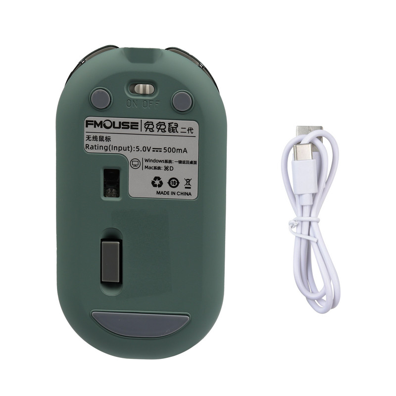 Mouse Bluetooth fără fir de 2,4 Ghz, mod dublu, mouse-uri optici USB, mouse reîncărcabil pentru jocuri, silențios, pentru computer, laptop, computer, birou Xiaomi